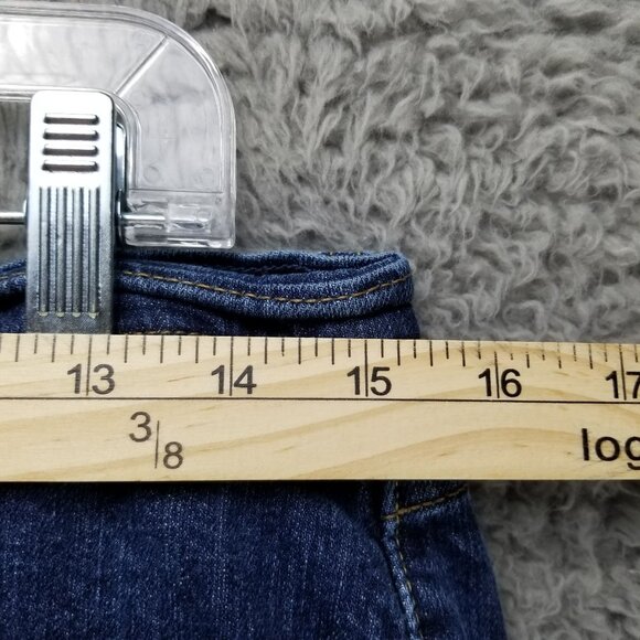 Levis Jeans Womens 10 Blue 515 Bootcut Button Stretch Denim Flap Pocket - Picture 6 of 14